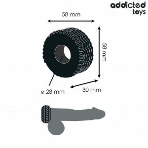 ADDICTED TOYS - ANEL DE PÃ EXTRA GROSSO